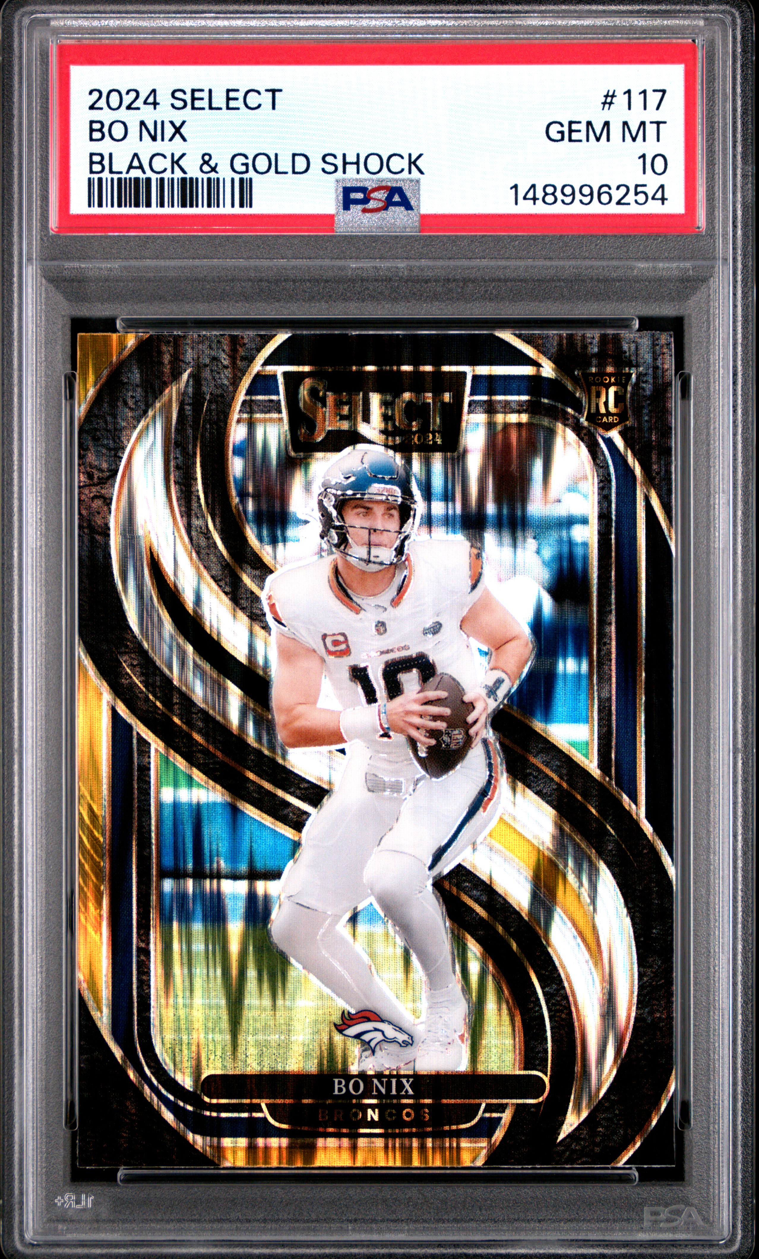 2024 #117 Bo Nix PSA 10 Panini Select