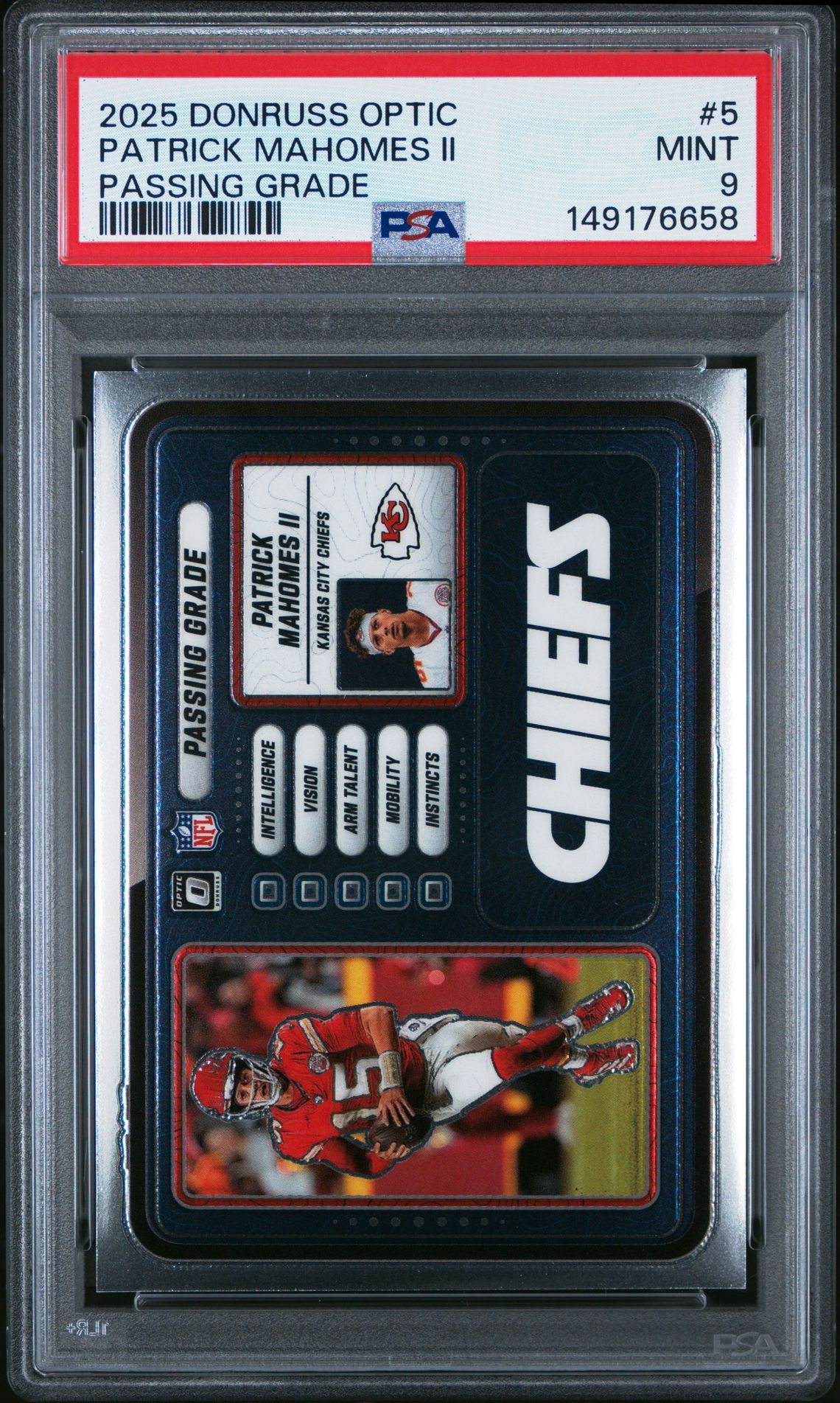 2025 Panini Donruss Optic #5 Patrick Mahomes II front