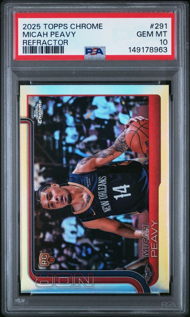 2025 Topps Topps Chrome Refractor #291 Micah Peavy front