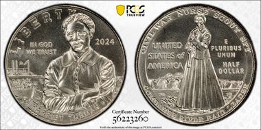 2024-D 50C Harriet Tubman MS70