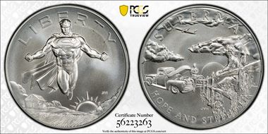 2025 Medal DC Comics - Superman 1oz Ag MS70