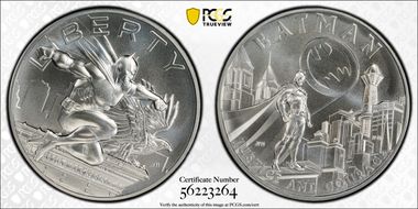 2025 Medal DC Comics - Batman 1oz Ag MS70