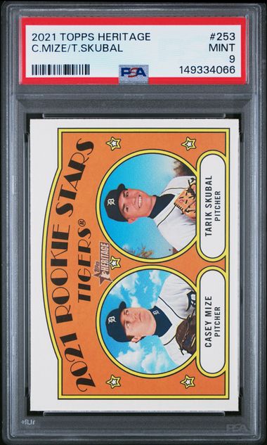 2021 Topps Topps Heritage #253 Casey Mize Tarik front
