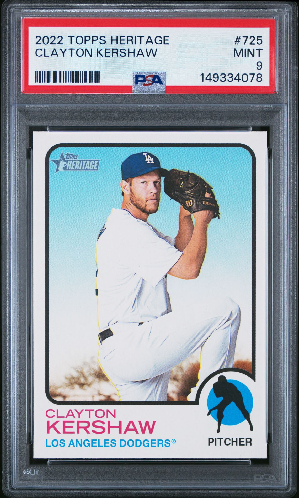 2022 Topps TOPPS HERITAGE #725 Clayton Kershaw front