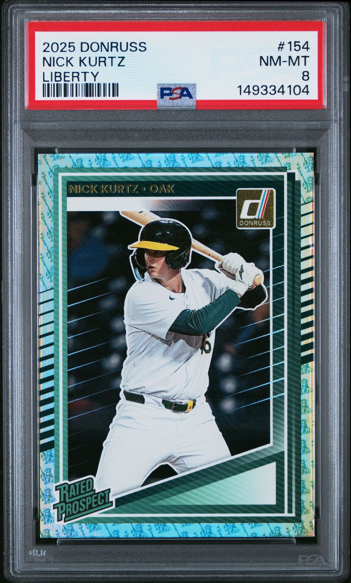 2025 Panini PANINI DONRUSS LIBERTY #154 Nick Kurtz front