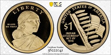 2024-S $1 Native American First Strike PR69DCAM
