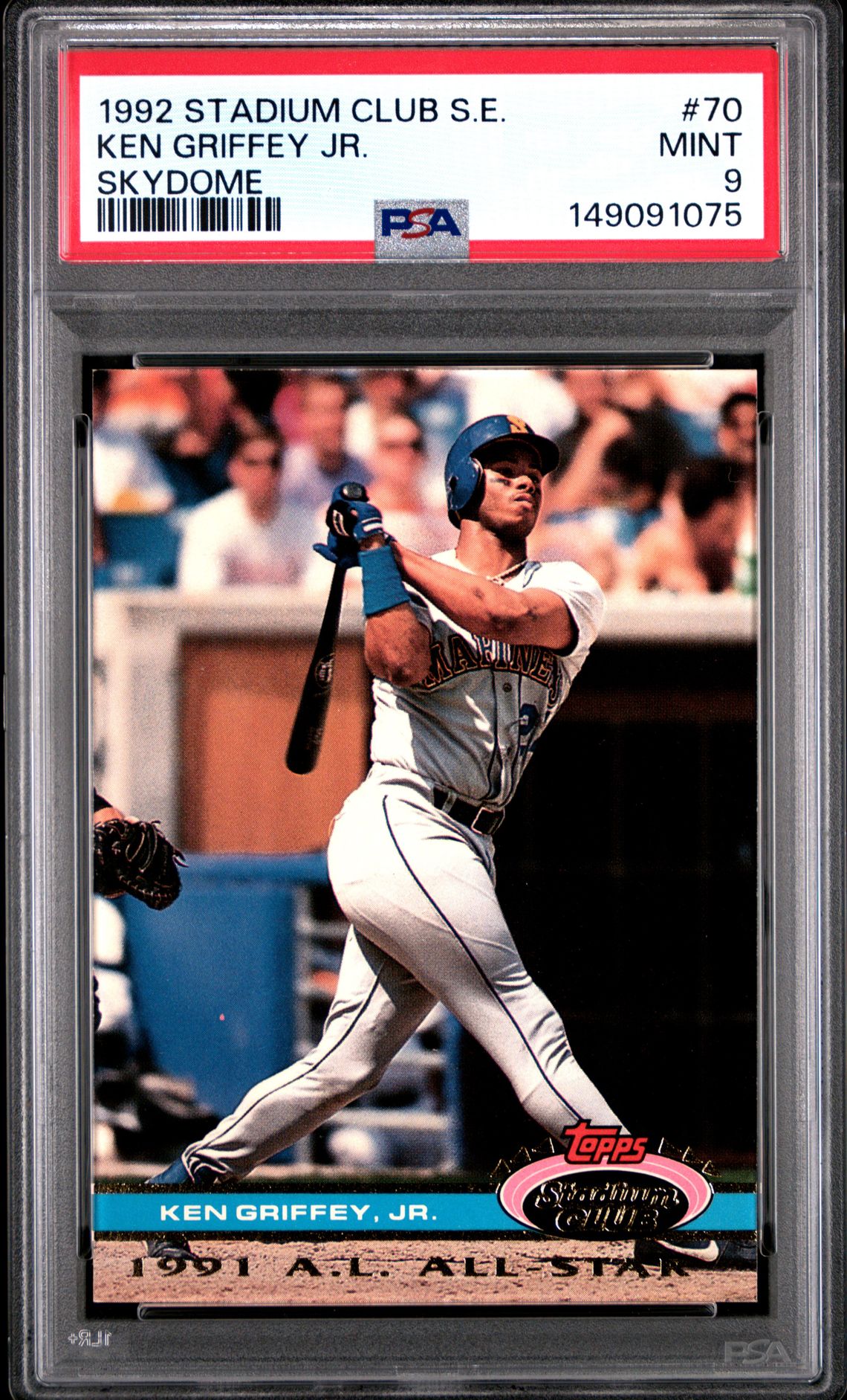 1992 Topps STADIUM CLUB S.E. SKYDOME #70 Ken Griffey Jr. front