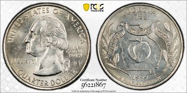 1999-P 25C Georgia MS62