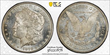 1878-CC $1 MS62
