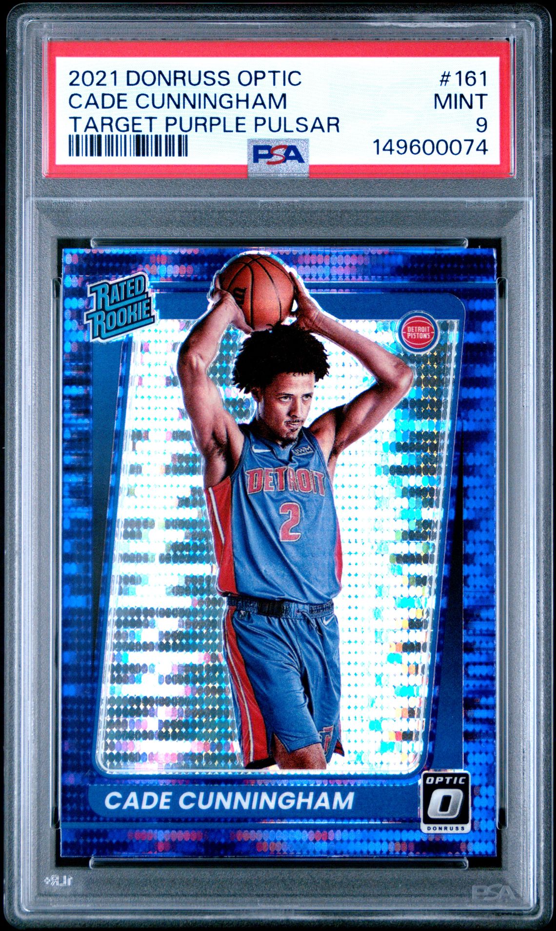 2021 Panini Donruss Optic Rated Rookie #161 Cade Cunningham front