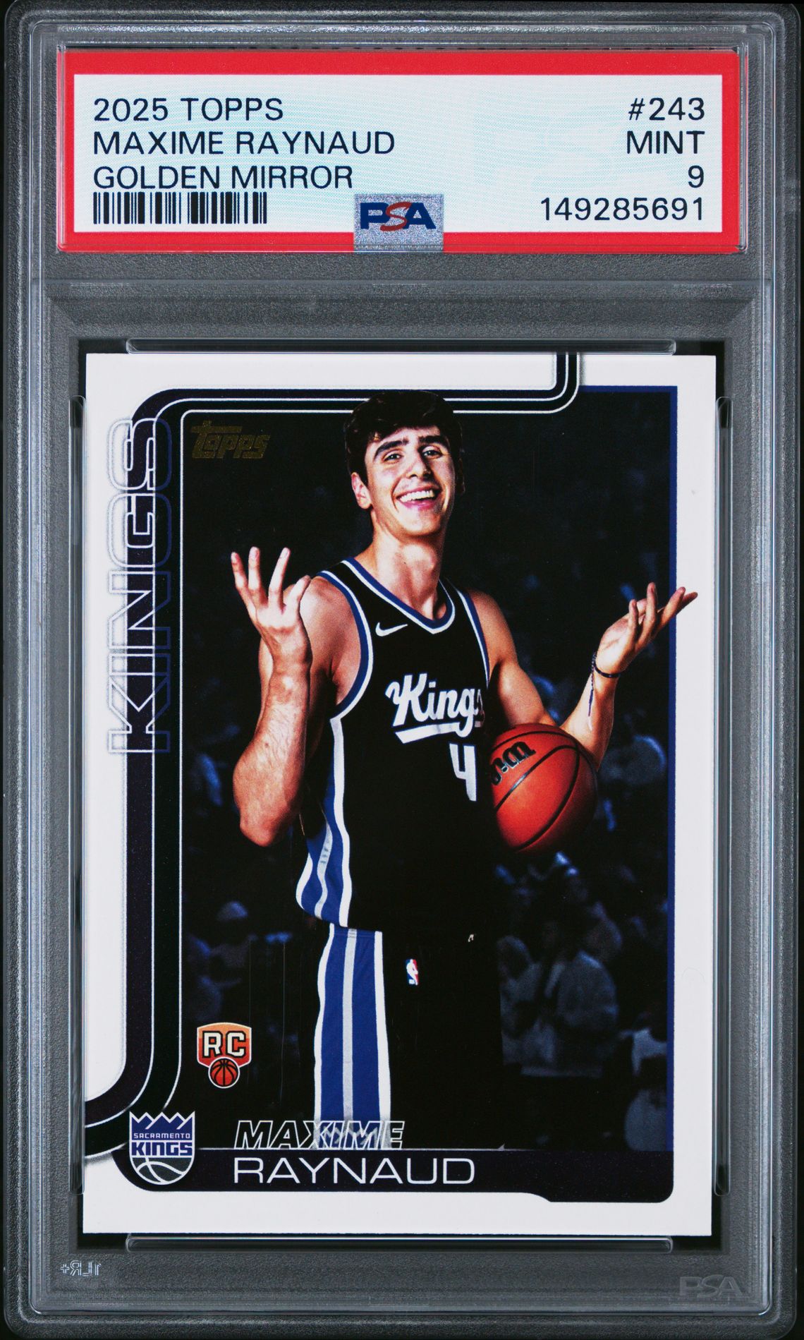 2025 Topps TOPPS GOLDEN MIRROR #243 Maxime Raynaud front