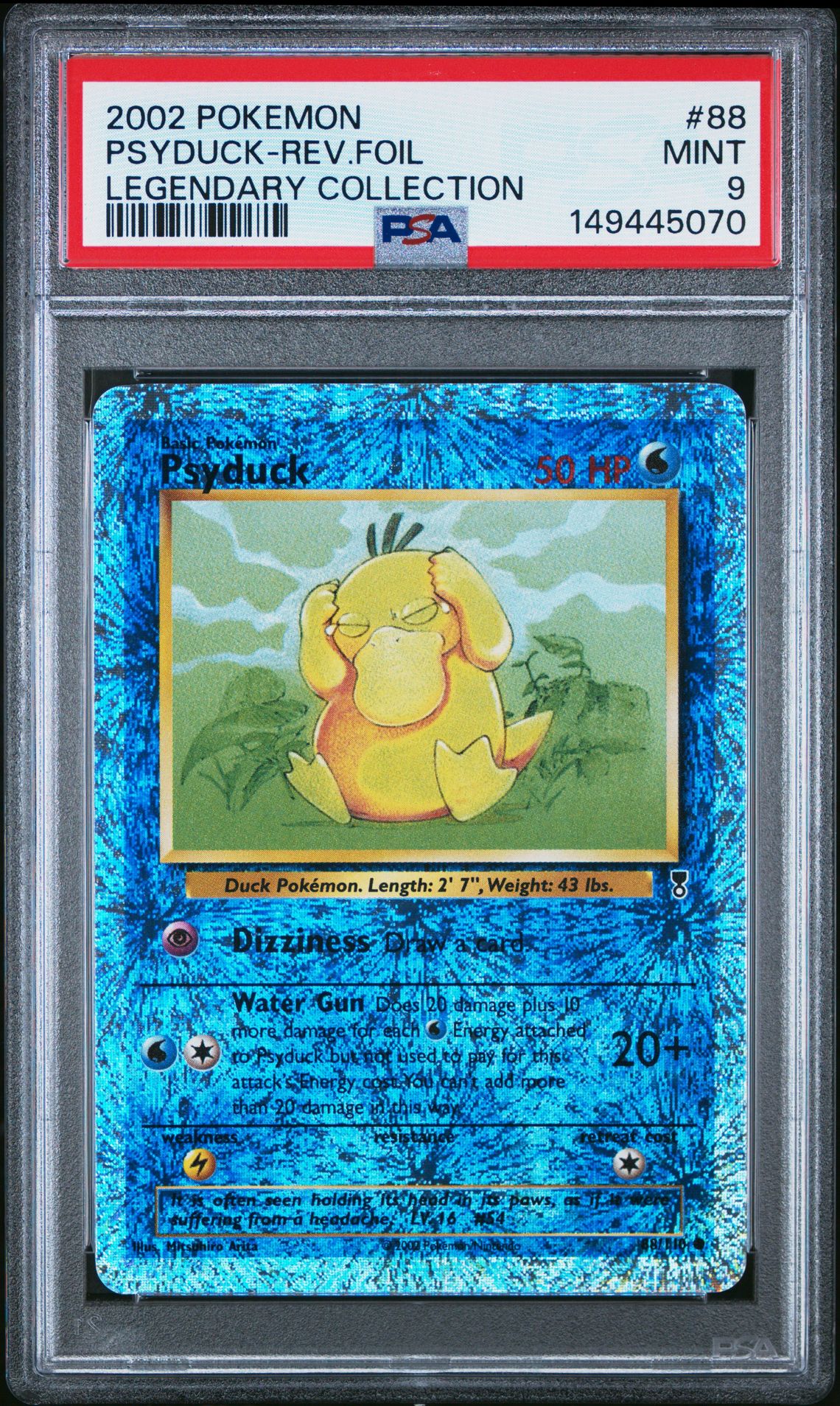 2002 Pokemon #88 Psyduck-Rev.Foil front