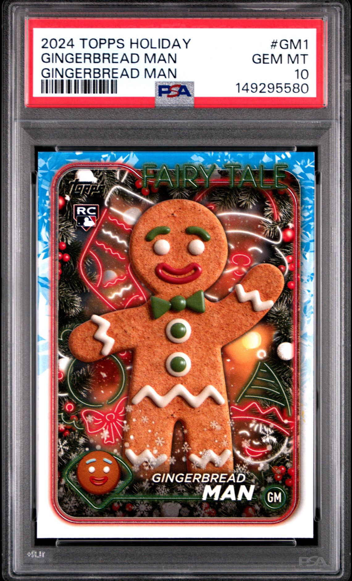 2024 Topps Holiday Gingerbread Man Gingerbread Man #Gm1 Gem Mt 10 front