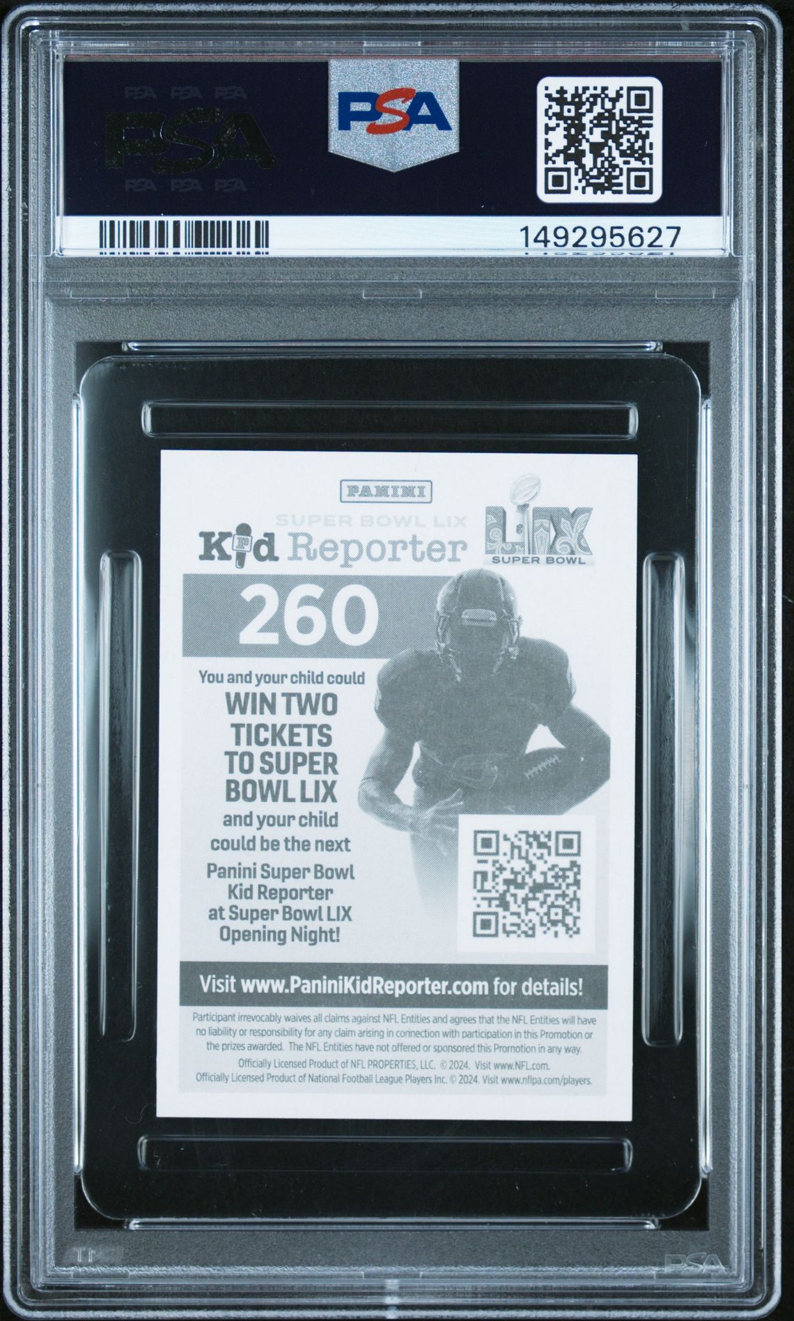 2024 Panini Stickers Travis Kelce #260 Vg-Ex 4 back