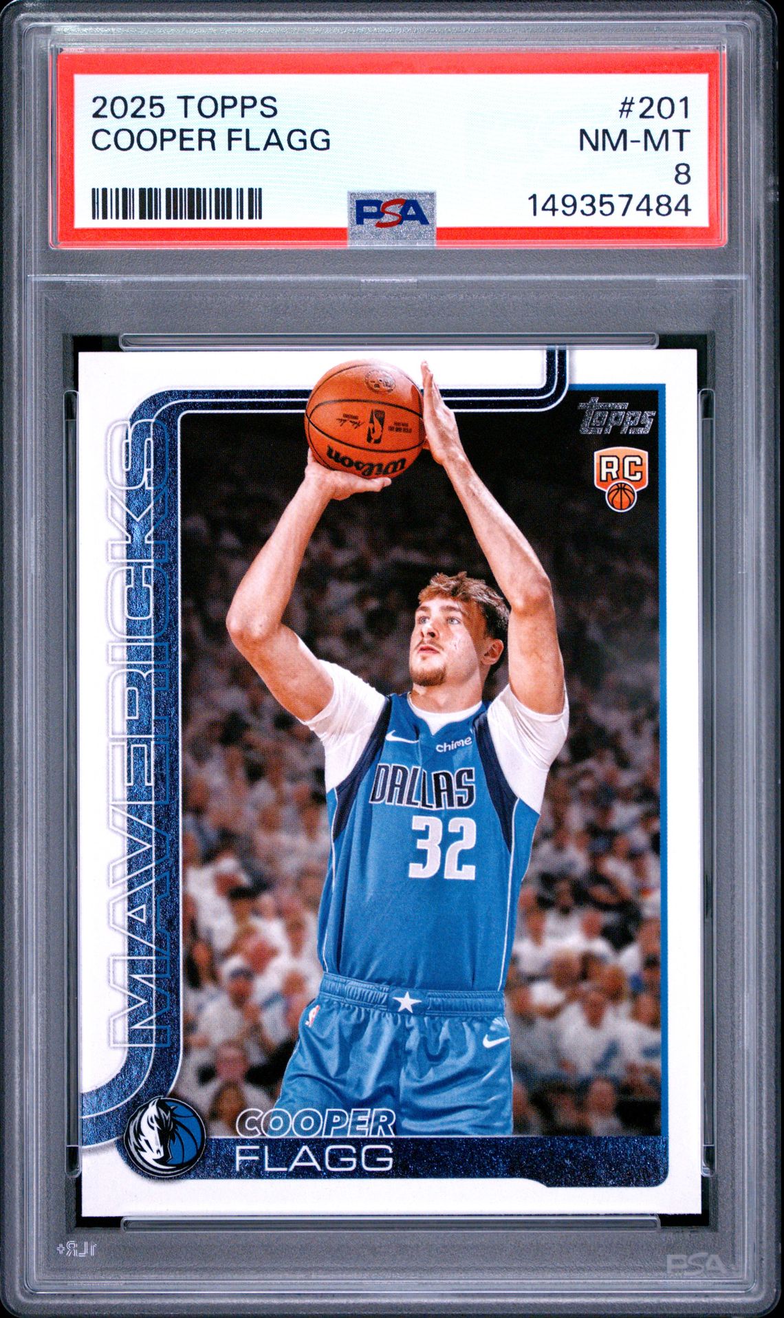 2025 Topps Cooper Flagg #201 Nm-Mt 8 front