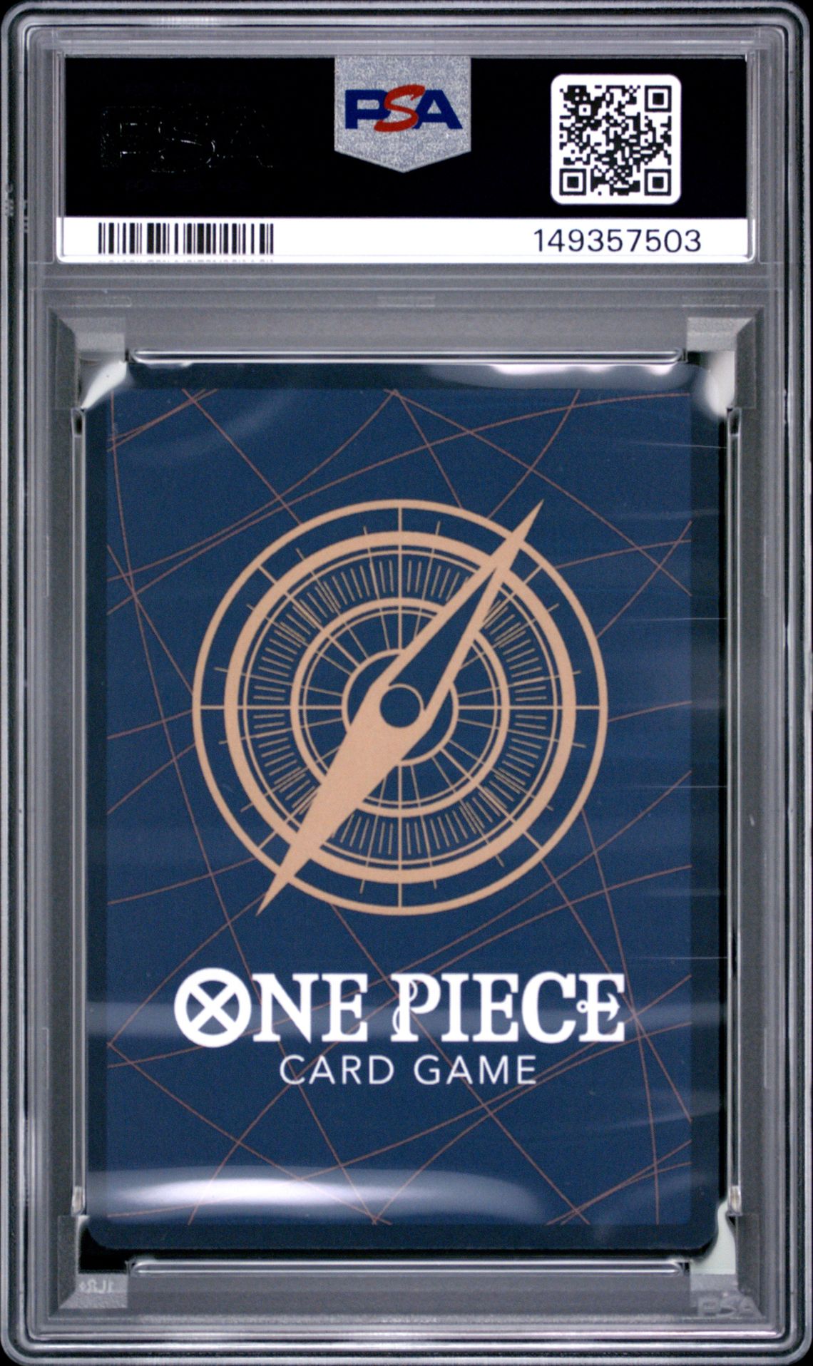 2025 One Piece 3Rd Anniversary Tournament 3 Brothers Pack Portgas D. Ace #053 Gem Mt 10 back view - PSA certificate #149357503