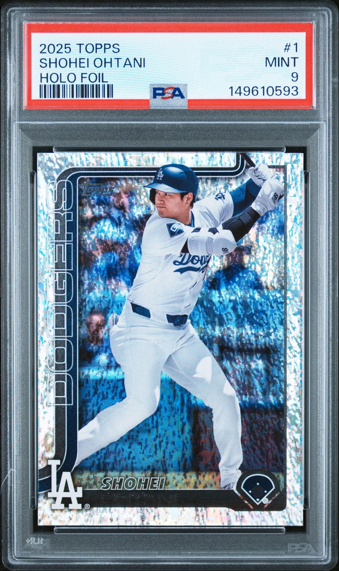 2025 Topps Shohei Ohtani #1 (Holo Foil) Mint 9 front