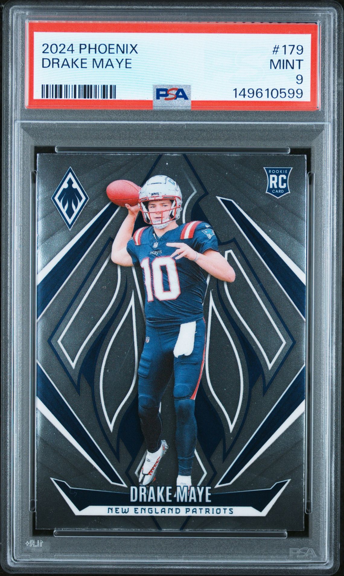 2024 Panini Phoenix Drake Maye #179 Mint 9 front