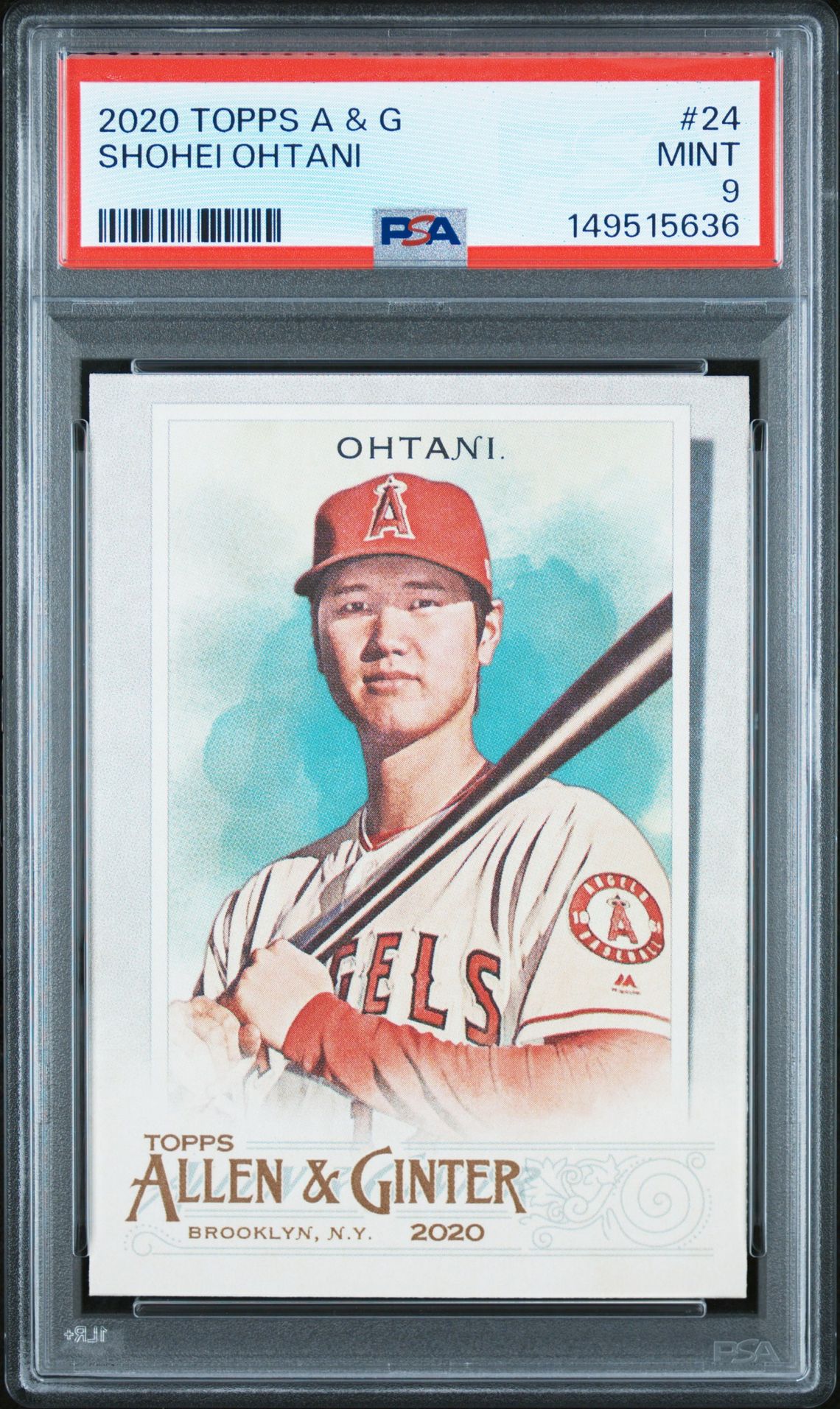 2020 Topps Allen & Ginter Shohei Ohtani #24 Mint 9 front