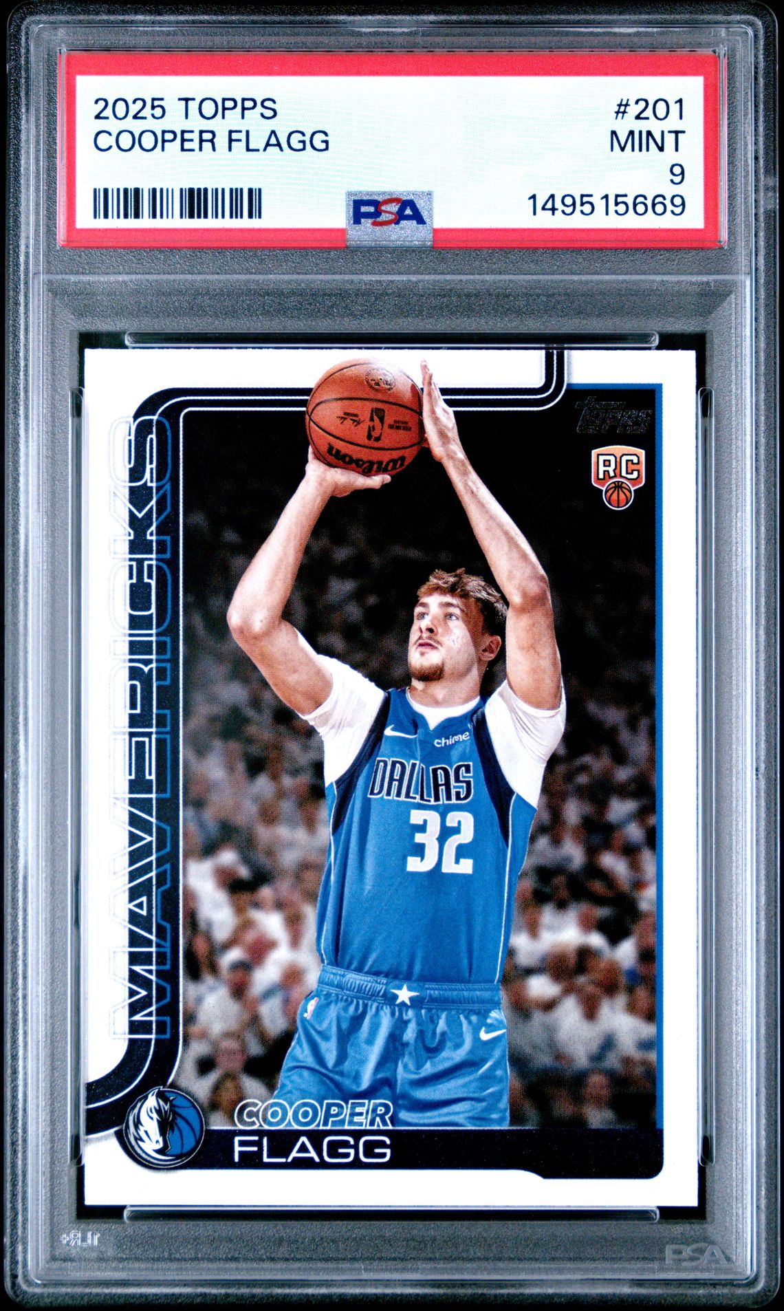 2025 Topps Cooper Flagg #201 Mint 9 front