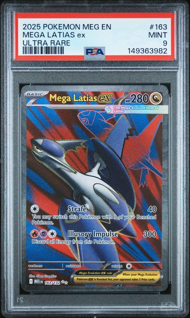 2025 Pokemon Mega Evolution ULTRA RARE #163 Mega Latias EX front