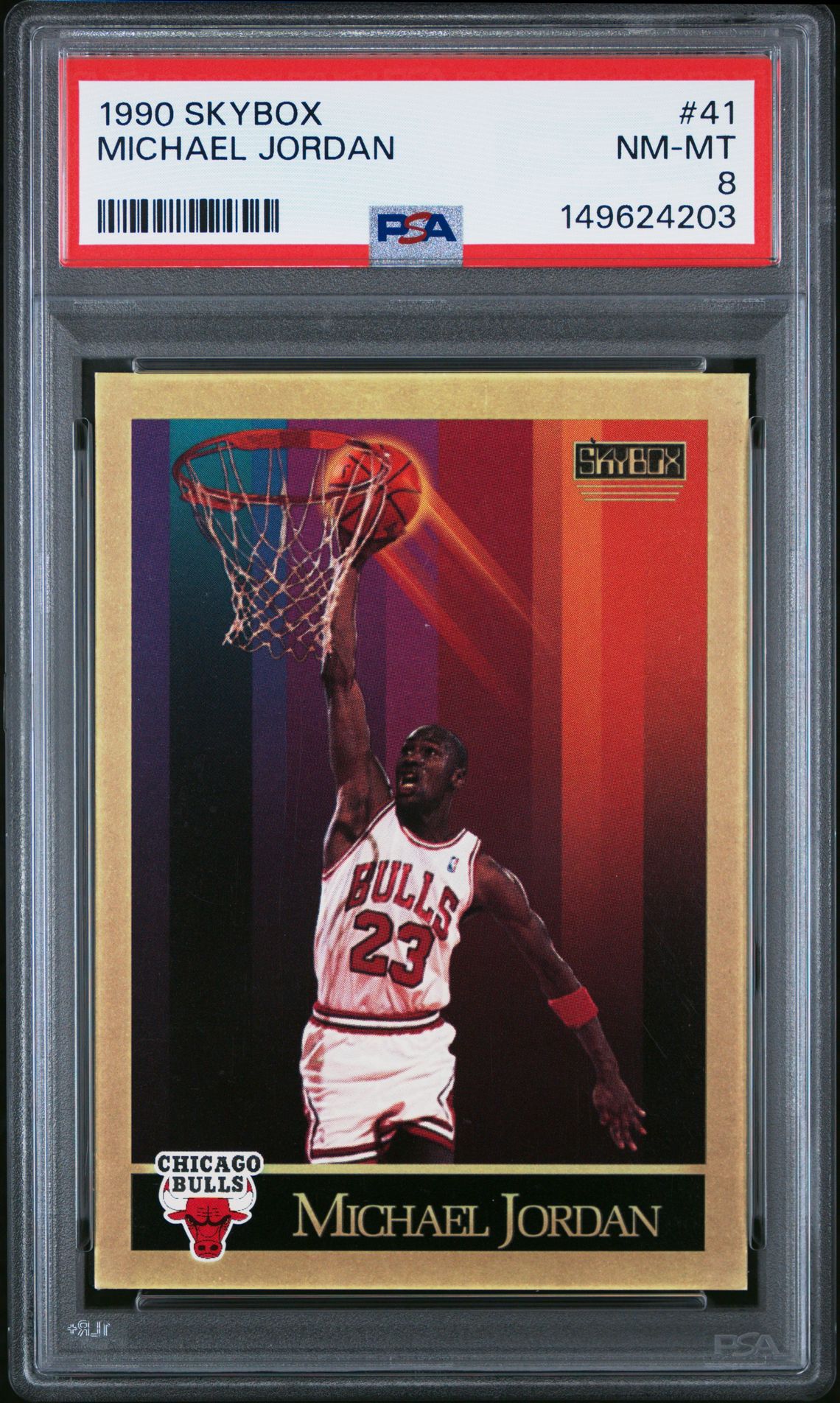 1990 SkyBox SKYBOX #41 Michael Jordan front
