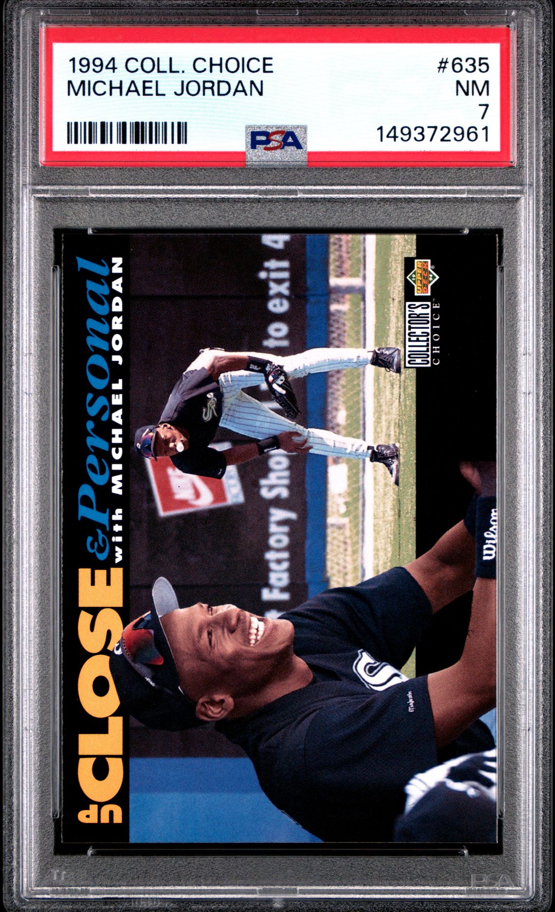 1994 Collector's Choice Michael Jordan #635 Nm 7 front