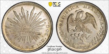 1896-Zs FZ 8 R Zs82 MS62