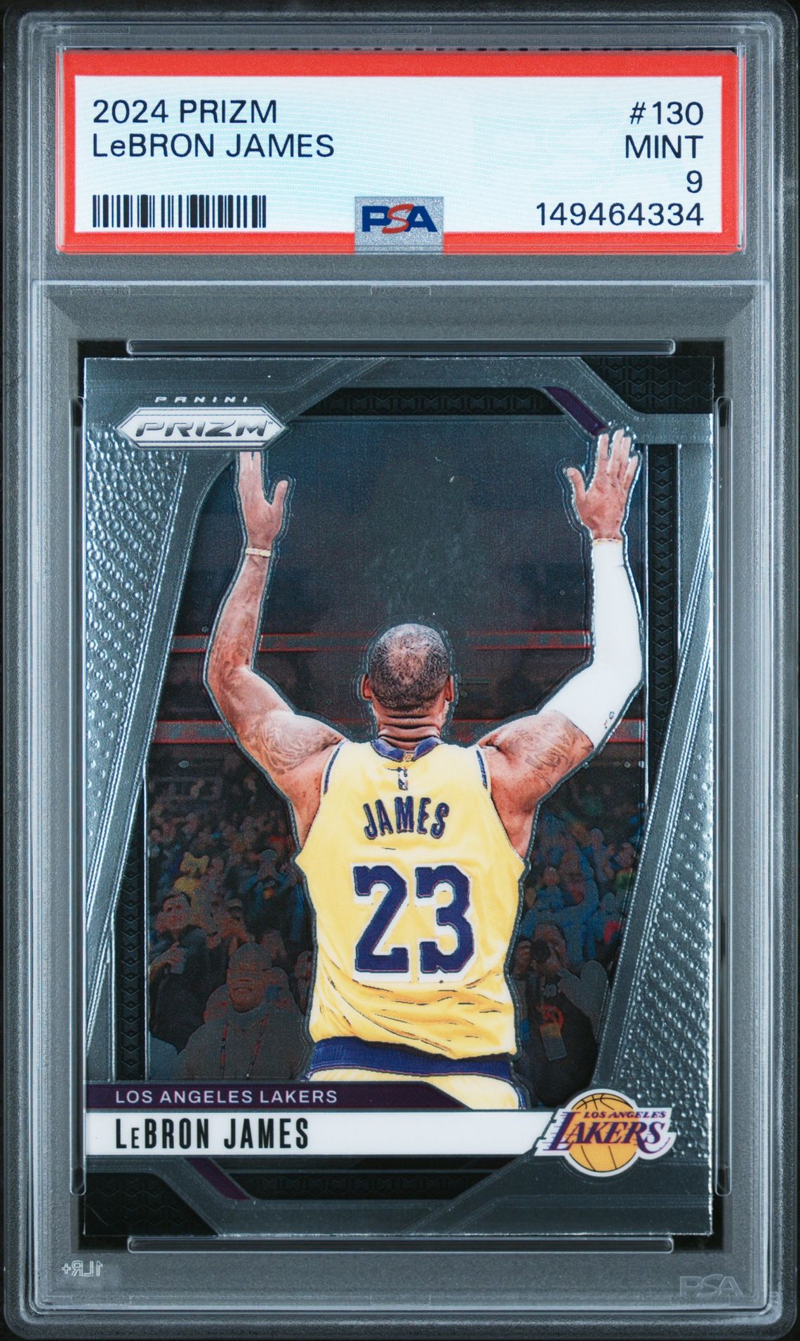 2024 Panini Prizm Lebron James #130 Mint 9 front