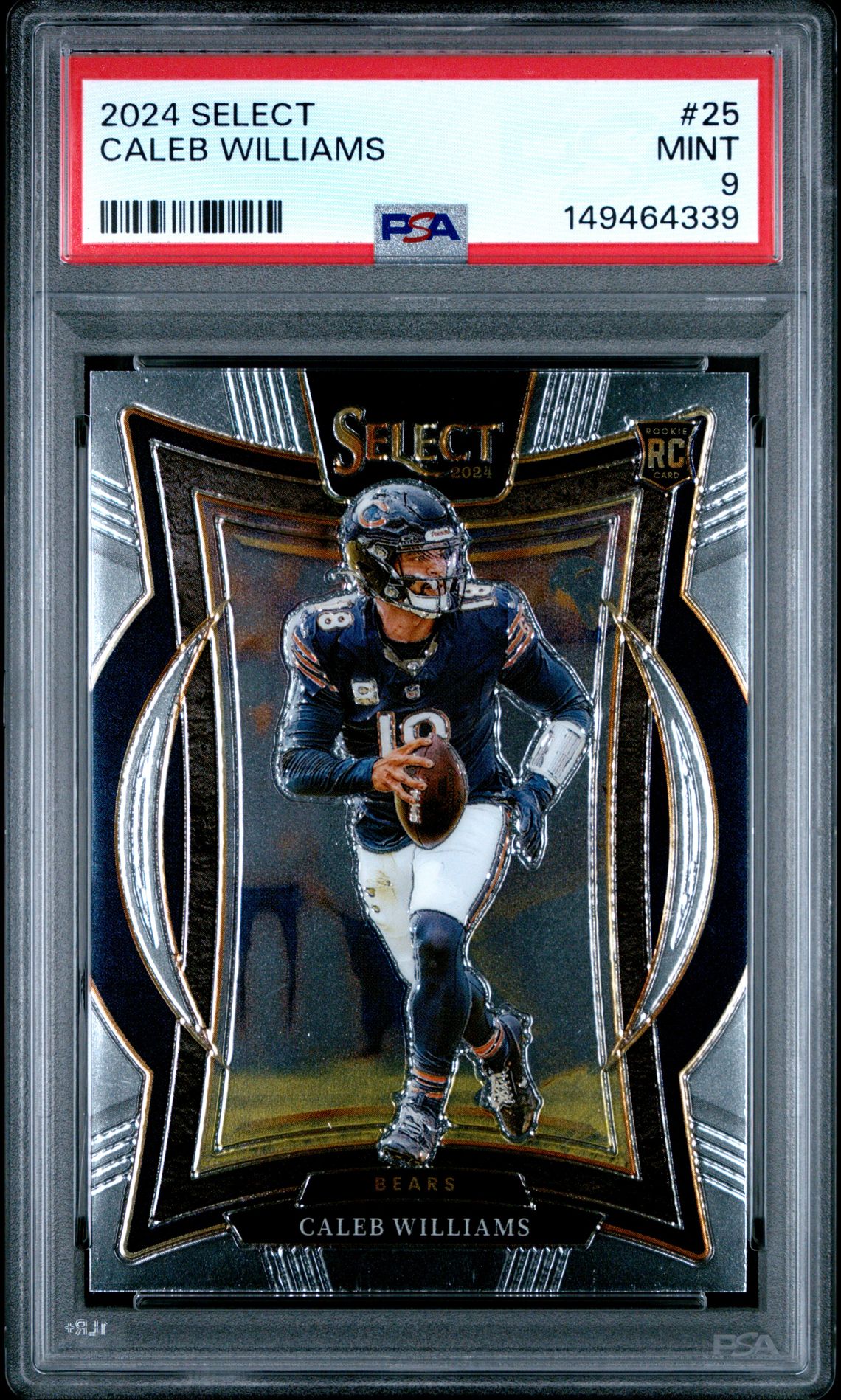 2024 Panini Select Caleb Williams #25 Mint 9 front