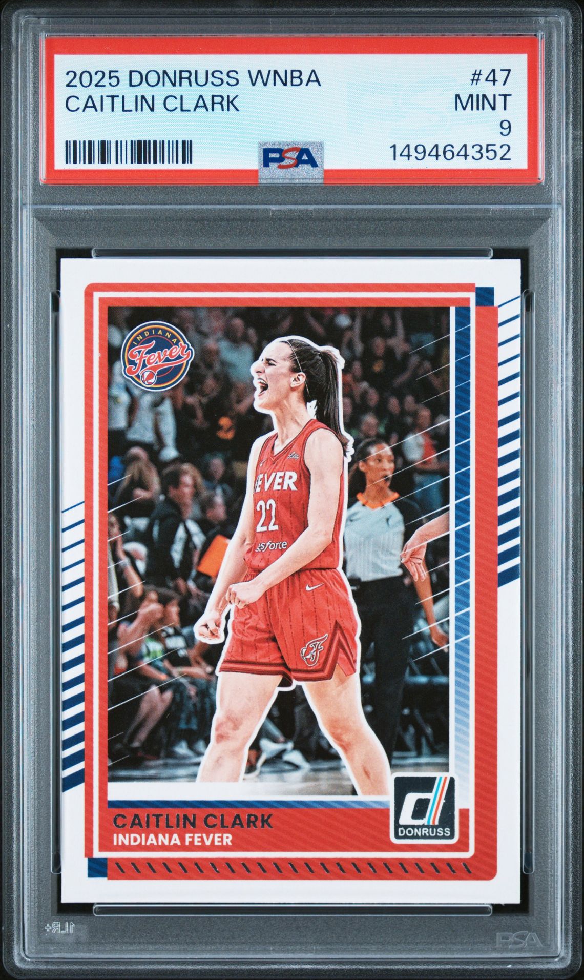 2025 Panini Donruss Wnba Caitlin Clark #47 Mint 9 front