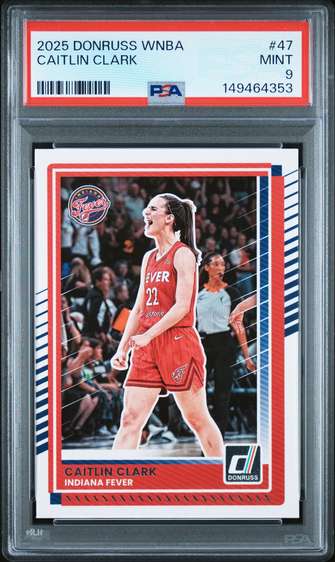 2025 Panini Donruss Wnba Caitlin Clark #47 Mint 9 front