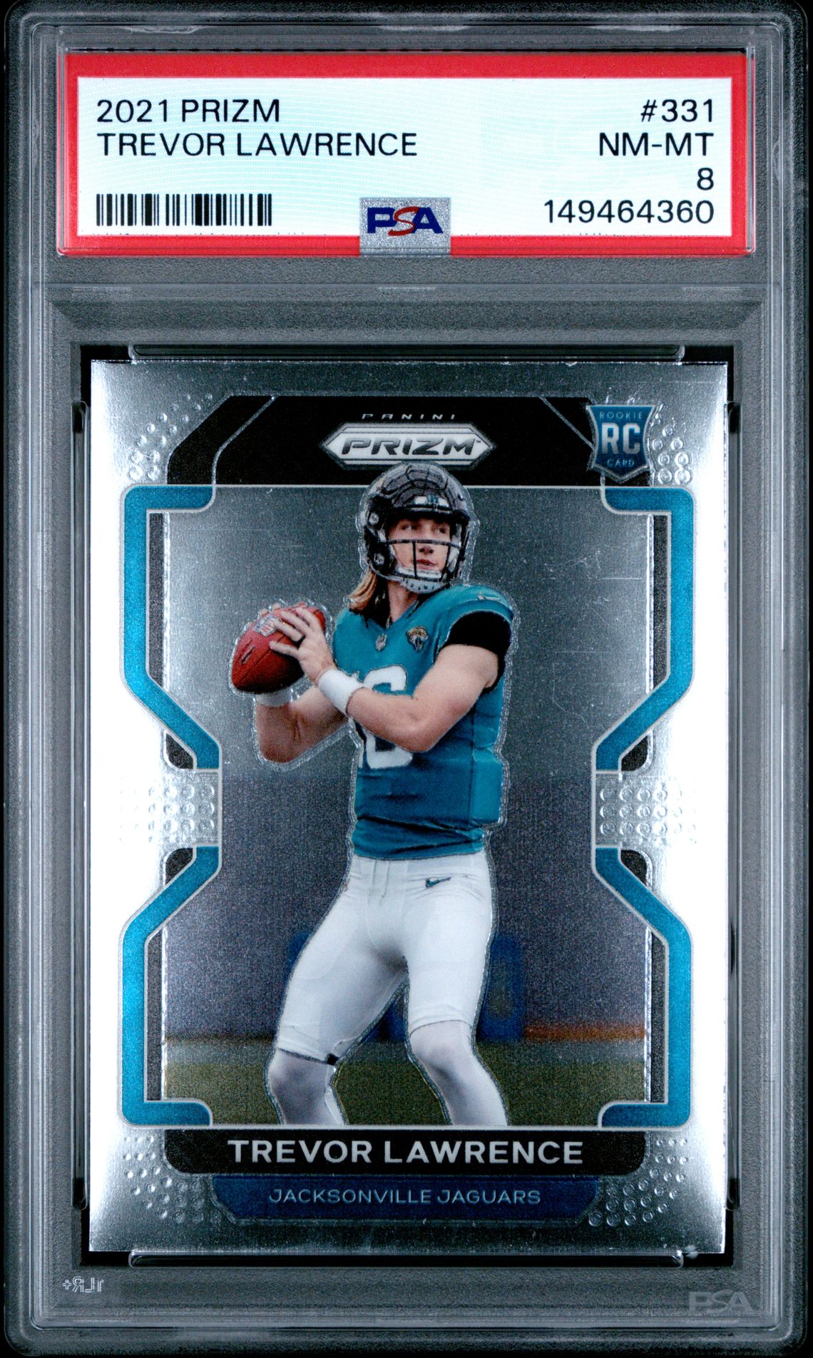 2021 Panini Prizm Trevor Lawrence #331 Nm-Mt 8 front