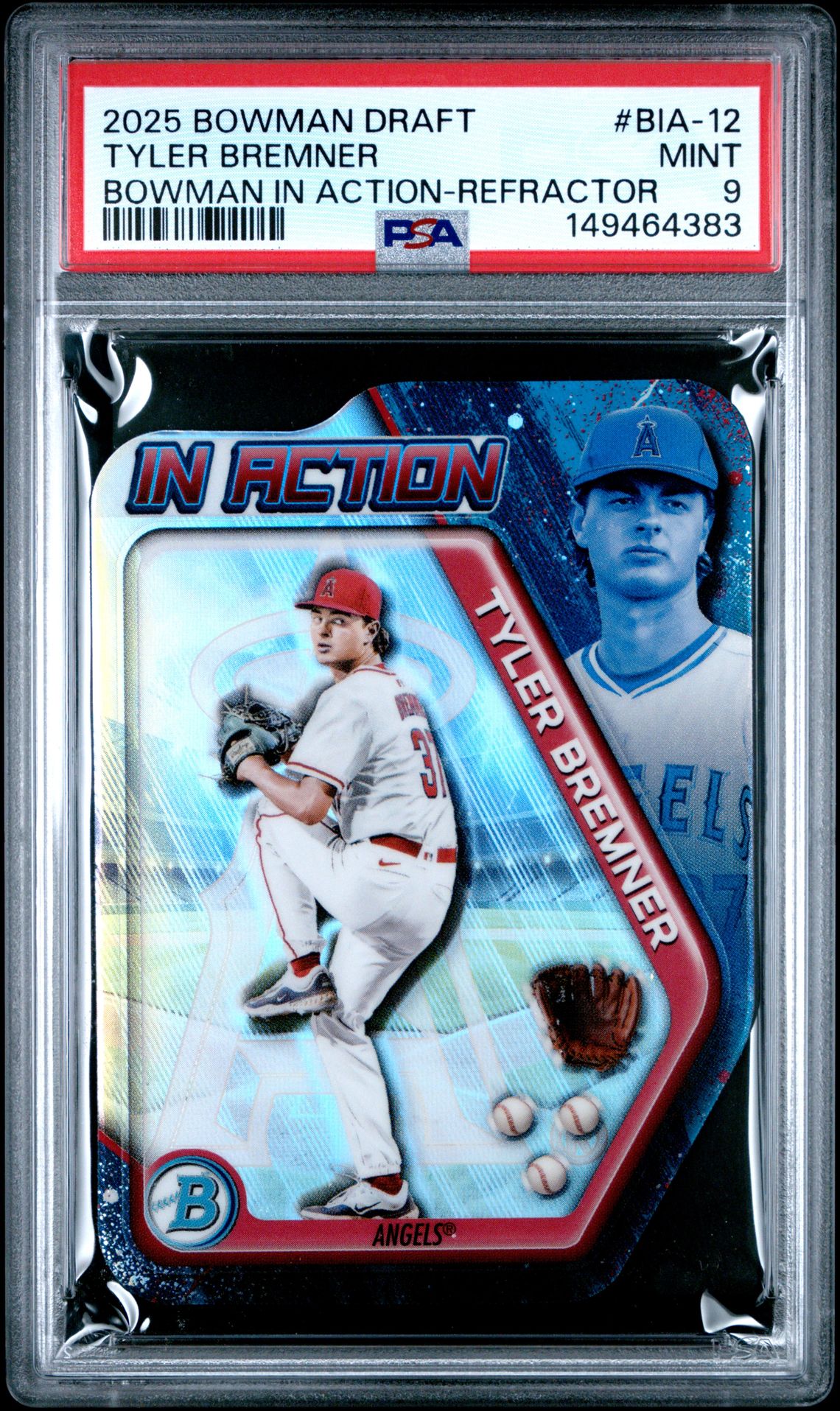 2025 Bowman Draft Bowman In Action Tyler Bremner #Bia-12 Mint 9 front