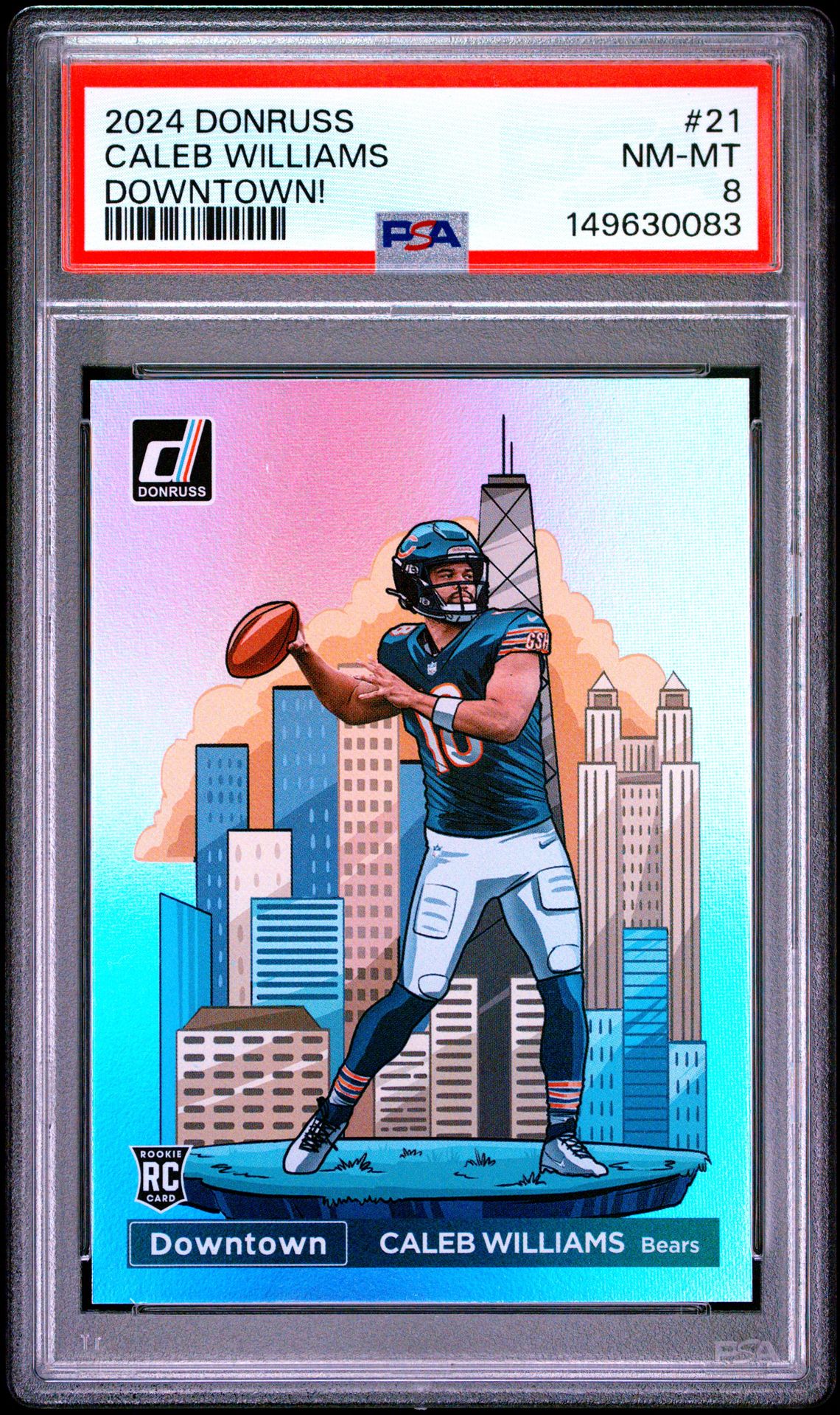 2024 Panini PANINI DONRUSS DOWNTOWN! #21 Caleb Williams front