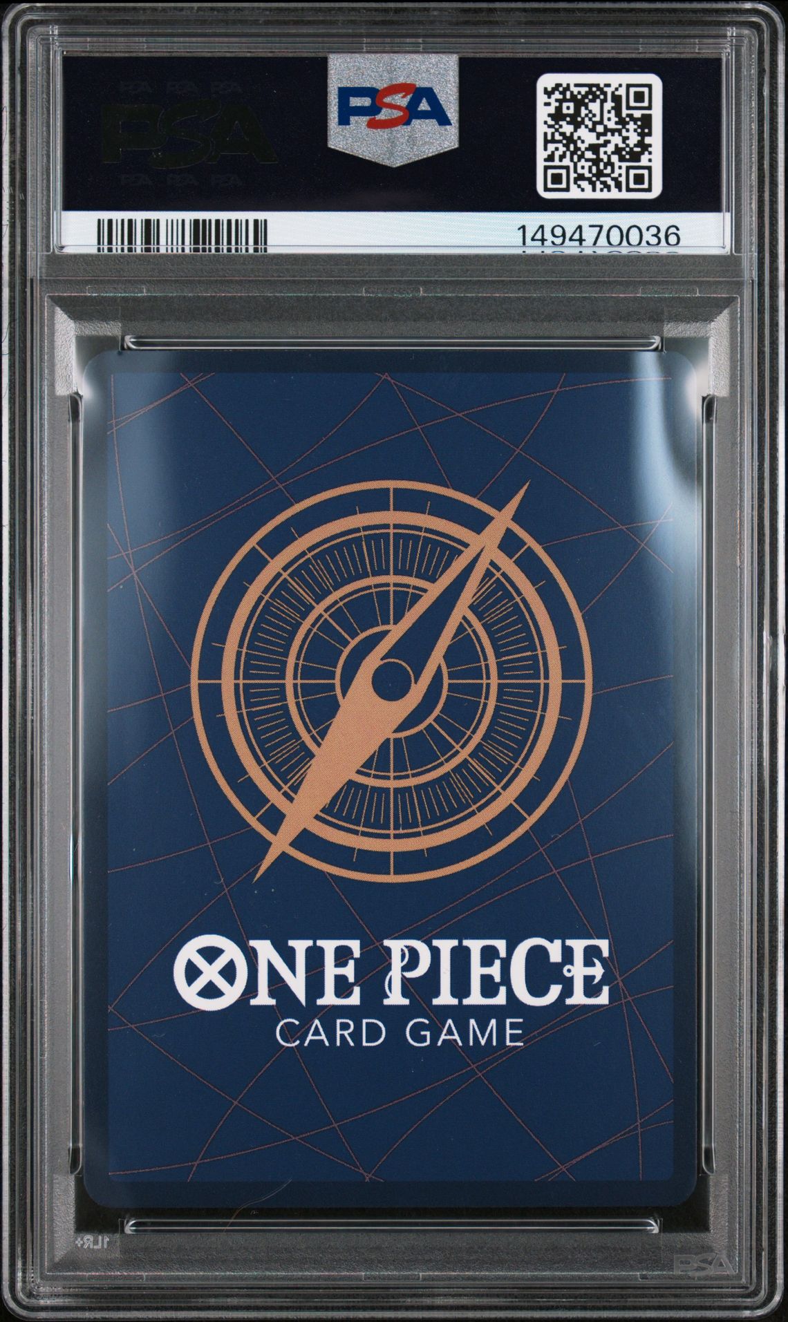 2025 One Piece Op10-Royal Blood Monkey D. Luffy #118 (Alternate Art) Gem Mt 10 back