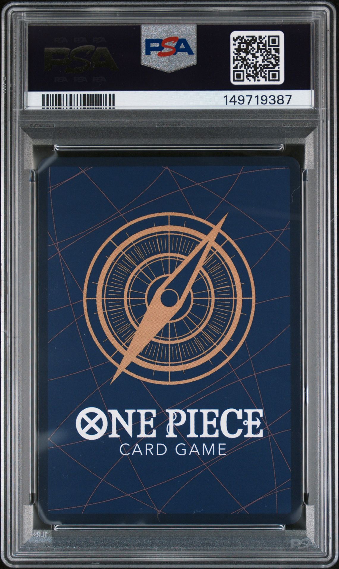 2025 One Piece Op11-A Fist Of Divine Speed Monkey D. Luffy #118 (Manga Alternate Art) Gem Mt 10 back