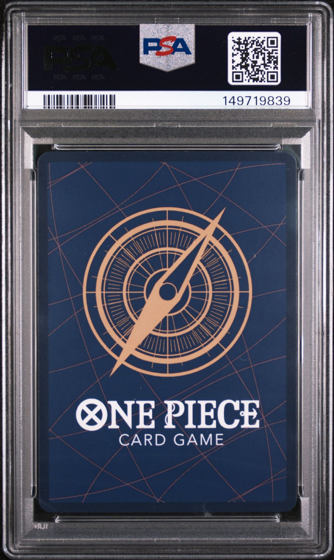 2025 One Piece Op10-Royal Blood Monkey D. Luffy #118 Gem Mt 10 back view - PSA certificate #149719839