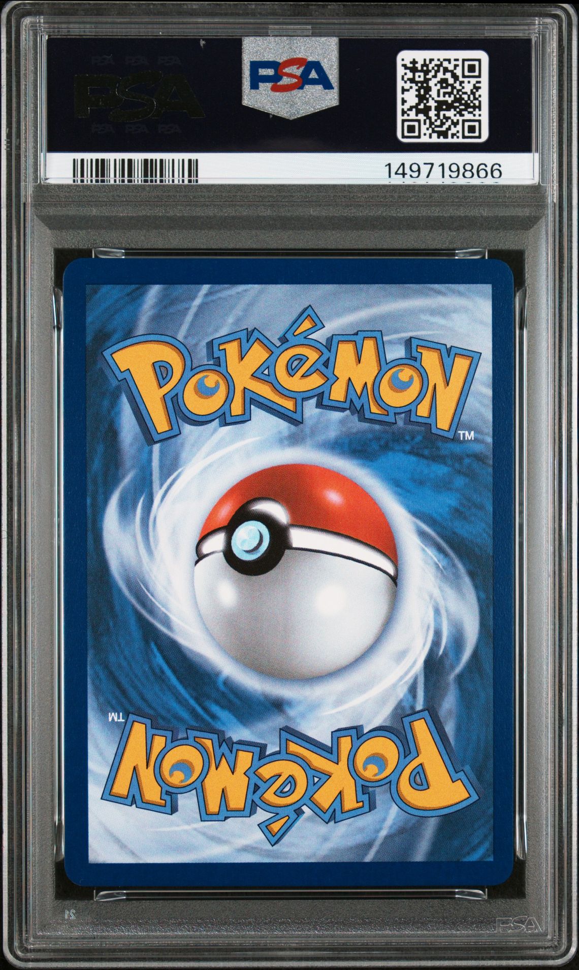 2025 Pokemon Dri En-Destined Rivals Rocket's Mewtwo Ex #213 (Ultra Rare) Gem Mt 10 back view - PSA certificate #149719866