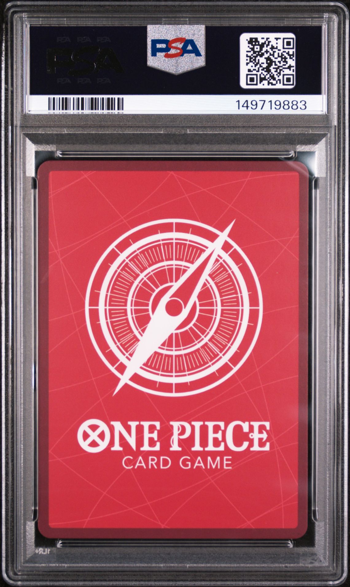 2025 One Piece Japanese Starter Deck St29-Egghead Monkey D. Luffy #001 Gem Mt 10 back view - PSA certificate #149719883