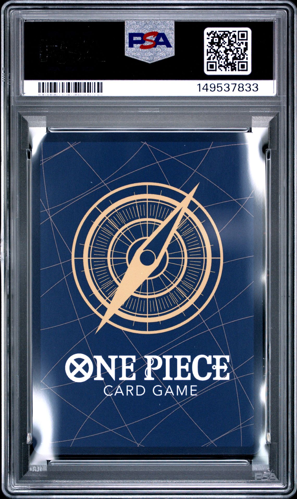 2022 One Piece Op01-Romance Dawn Sanji #013 (Alternate Art-Errata) Gem Mt 10 back view - PSA certificate #149537833