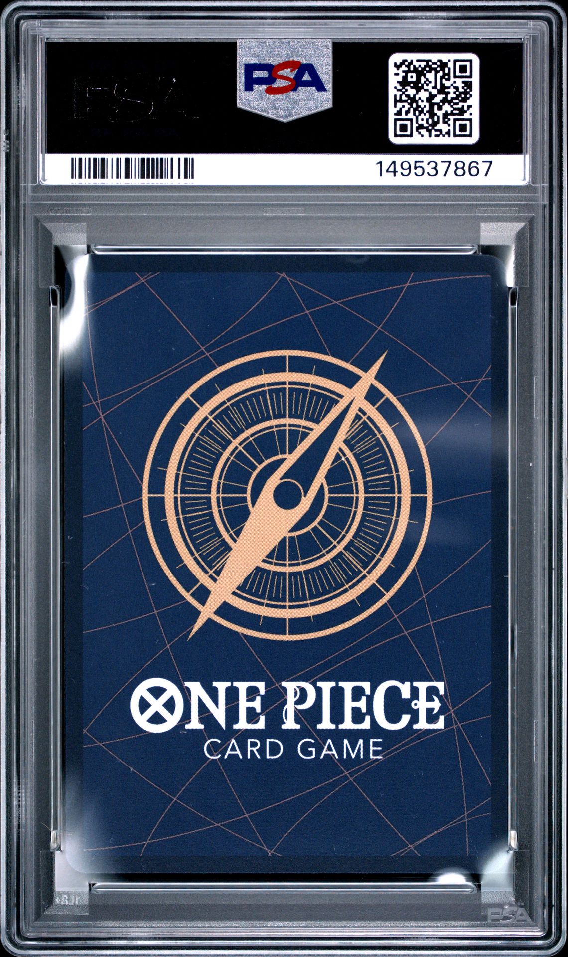 2025 One Piece Op12-Legacy Of The Master Nico Robin #087 (Alternate Art) Gem Mt 10 back view - PSA certificate #149537867