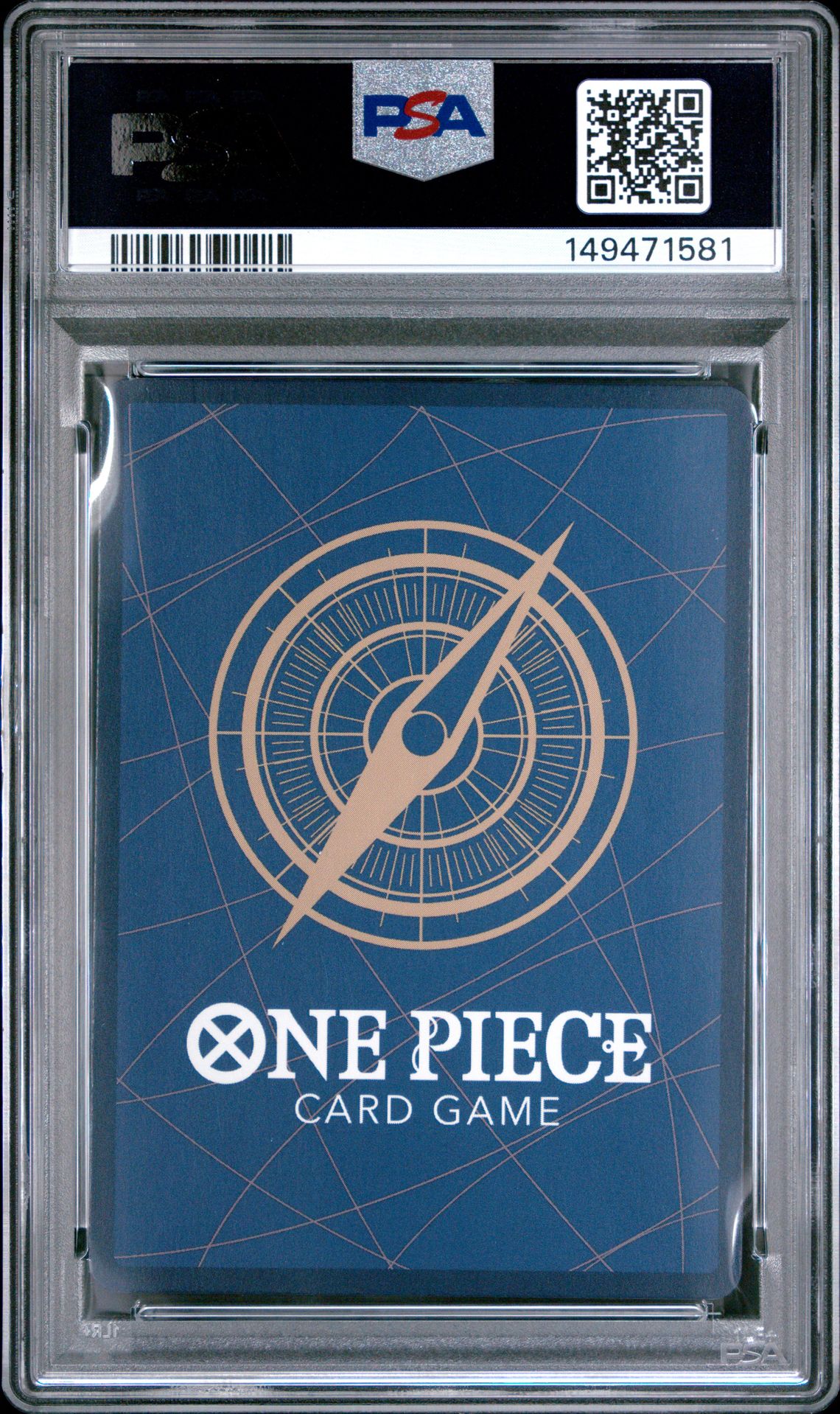2022 One Piece Japanese Op01-Romance Dawn Roronoa Zoro #025 (Alternate Art) Gem Mt 10 back view - PSA certificate #149471581
