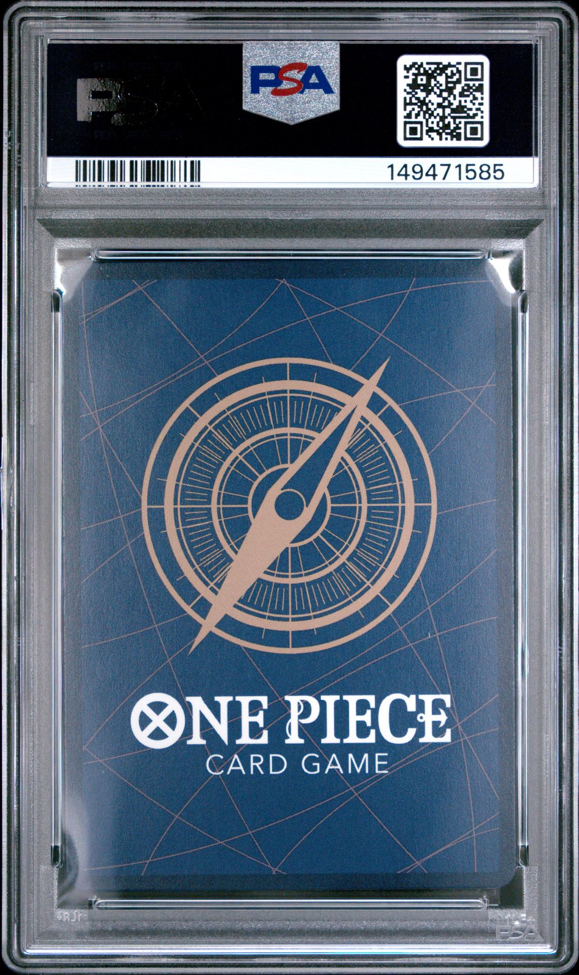 2025 One Piece Op12-Legacy Of The Master Tashigi #050 (Special Alternate Art) Gem Mt 10 back view - PSA certificate #149471585