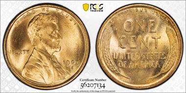 1909-S/S 1C S/Horizontal S MS67RD