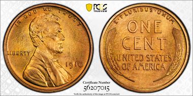 1910 1C PR67+ RD