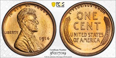 1914 1C PR68+ RD