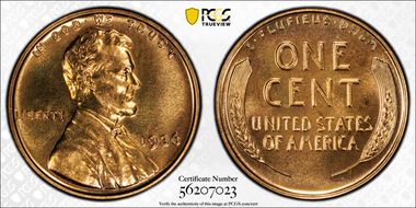 1936 1C Brilliant PR67RD