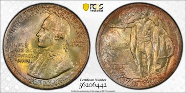1928 50C Hawaiian MS67+