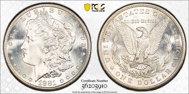 1881-S $1 MS66